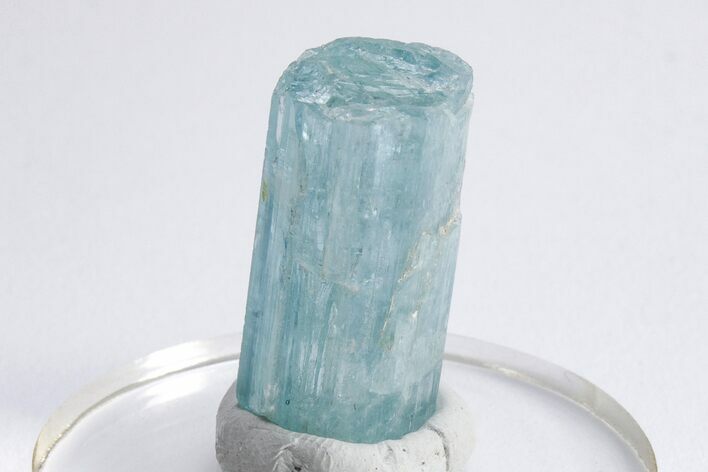 Sky-Blue Aquamarine Crystal - Transbaikalia, Russia #206227